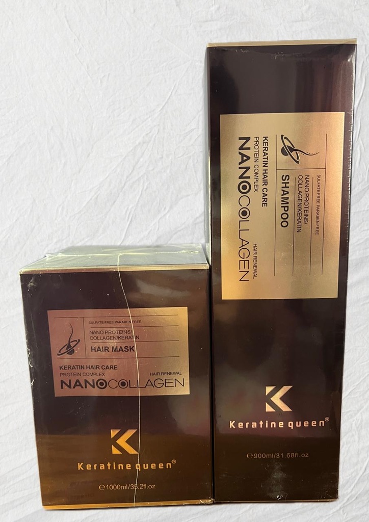 Nano Collagen Shampoo & Mask set (Sulfate free)